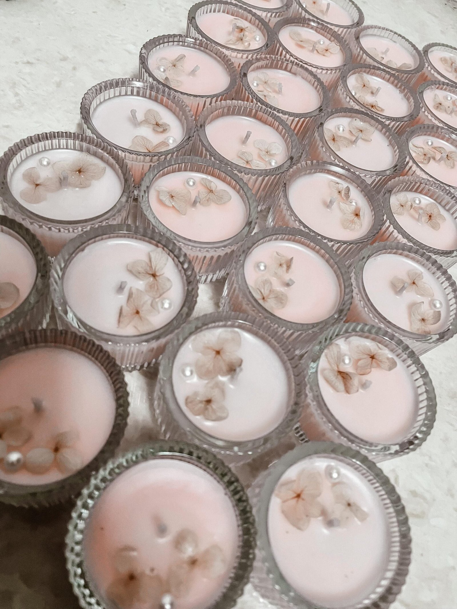 Enchanted Floral Tea Light Candle - Image 2