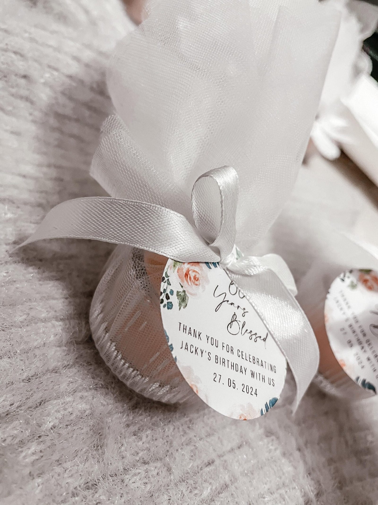 Enchanted Floral Tea Light Candle - Image 4